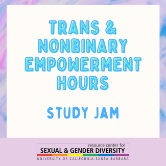 Trans Empowerment Hours - Study Jam