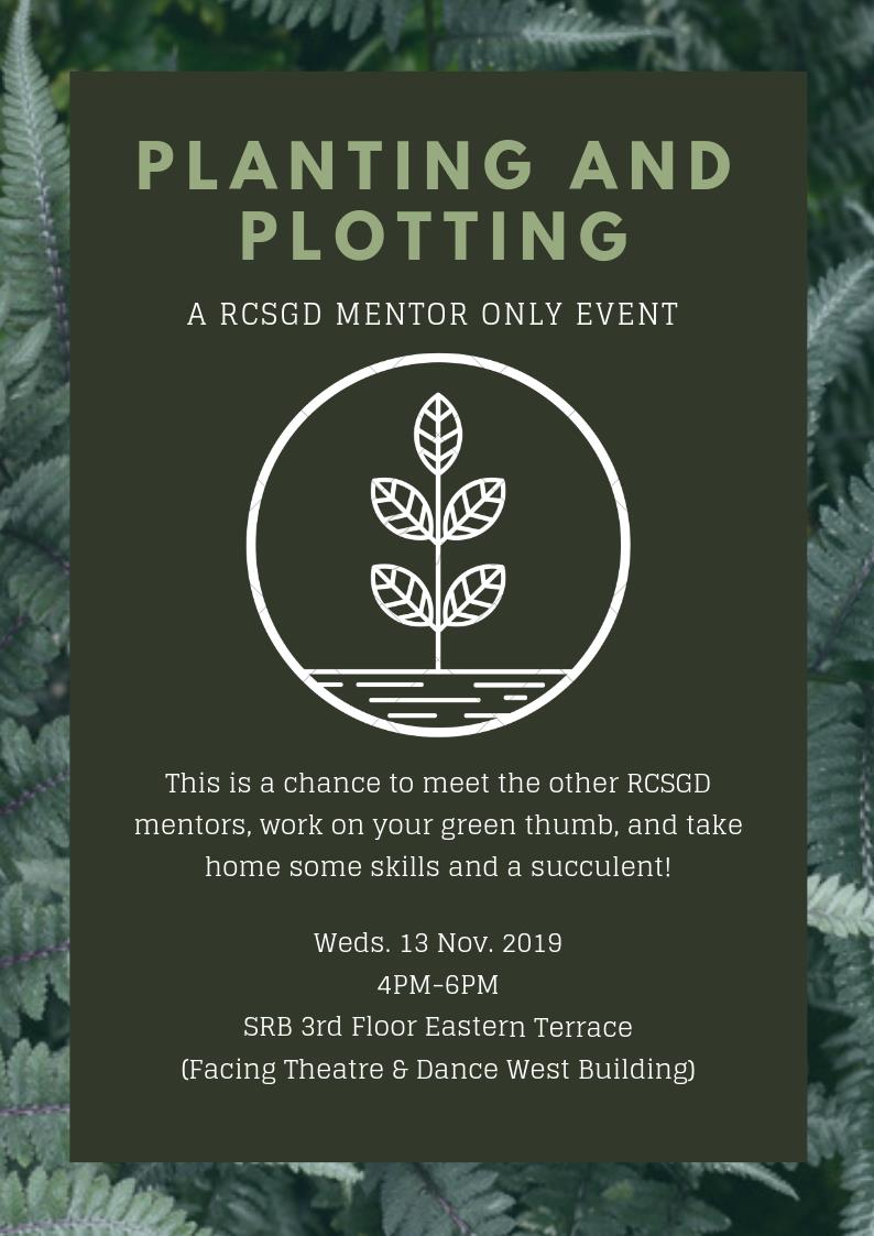 Planting and Plotting