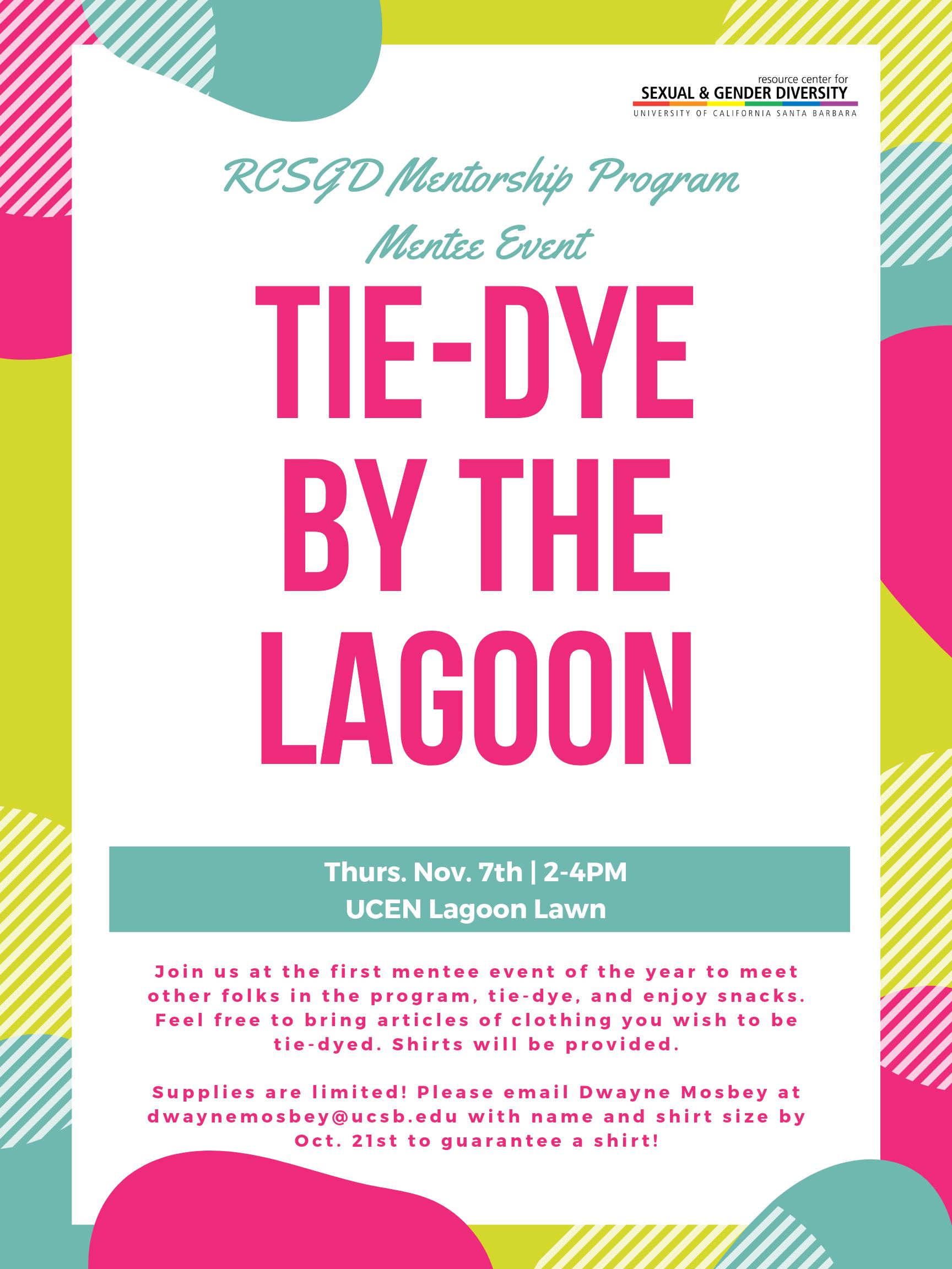 RCSGD Mentorship Program Mentee Event - Fall 19'