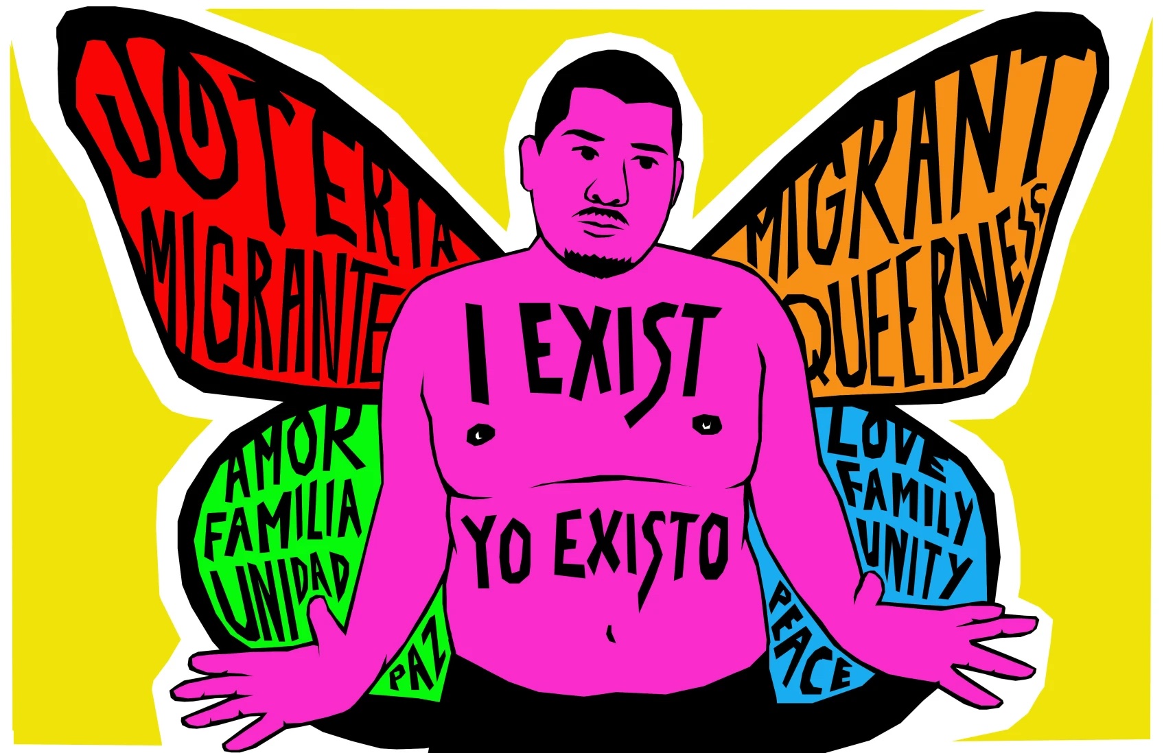 Salgado's 2013 illustration, "Queer Butterfly"