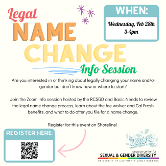 Legal Name Change Info Session