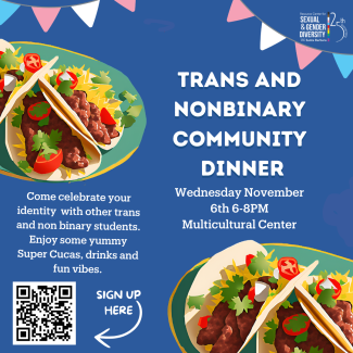 Trans & Nonbinary Community Dinner