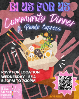 Bi Us For Us Community Dinner ft. Panda Express