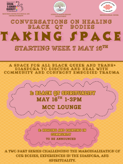 taking space