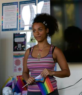 Black Quare leadership delivered a presentation on the purpose of the club and also listened to attendee input for future events