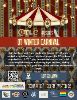 QT Winter Carnival, February 20th, 12-3PM, Lot 22 Lawn